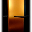 Дверь для сауны стеклянная ПЛ-44Л (сатин-матовая полупрозрачная), размер по коробке 1,90 х 0,70 м