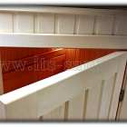 Дверь для бани ПЛ-23Л деревянная, размер по коробке 1,90 х 0,70 м, лиственные породы дерева, массив