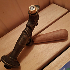 Кран с деревянной ручкой для бани. Модель АНТА.