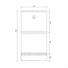 Печь для сауны IKI Pillar 42 кВт (36-52 м3, 600 кг камней)