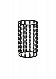 Сетка малая ( 500мм) на трубу дымохода для бани, черный металл - компания ИТС