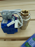 Электроприводной сливной клапан KLD 3/4" (дренажный, автоочистки) - для парогенератора Helo HNS - компания ИТС