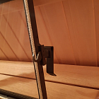 Дверца со стеклянным окошком для дровяной печи Kastor, 390х385 мм