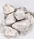 Камни Белый кварц, обвалованный, 15 кг - банные камни - компания ИТС