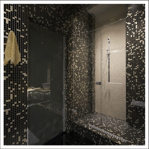 Дизайн-проект - Ванная комната с турецкой баней