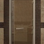 Дверь для хамам (хаммам), 70х190см, бронза, ДВ