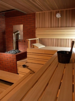 Русская баня в традиционном стиле.