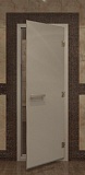 Дверь для турецкой бани, 70х190см, сатин, профиль алюминий, ДВ - компания ИТС