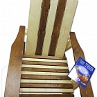 Кресло "ИВАН да МАША" из хвойных пород дерева, цвет комбинированный