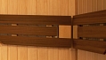 Изготовление из кедра подспинника в баню, ширина 200 мм