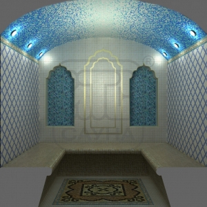 Проект хамам в подвале 2,44x1,52 м